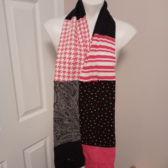 NWT Special Ts by Joette patch work scarf - Picture 1 of 3